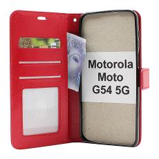 CoverinCrazy Horse Wallet Motorola Moto G54 5G