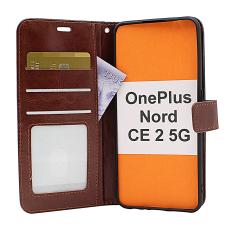 CoverinCrazy Horse Wallet OnePlus Nord CE 2 5G