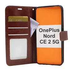 CoverinCrazy Horse Wallet OnePlus Nord CE 2 5G