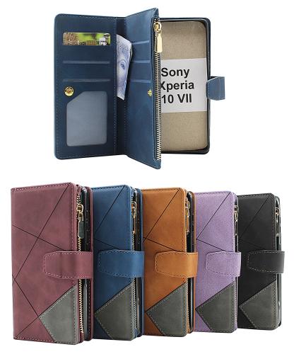 billigamobilskydd.seXL Sony Xperia 10 VII Luxury Wallet Case