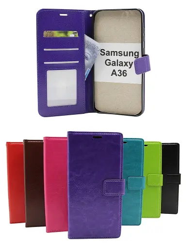 billigamobilskydd.seCrazy Horse Samsung Galaxy A36 Phone Wallet