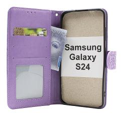 billigamobilskydd.seFlower Standcase Wallet Samsung Galaxy S24 5G (SM-S921B/DS)