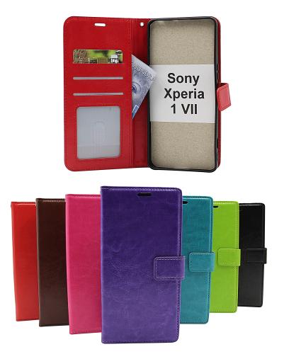 billigamobilskydd.seCrazy Horse Sony Xperia 1 VII Phone Wallet