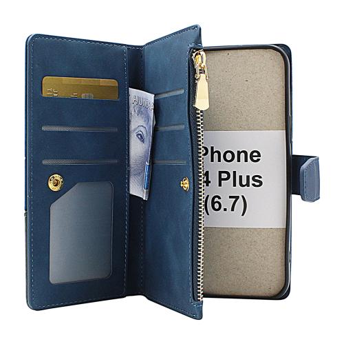 billigamobilskydd.seXL Standcase Luxury Wallet iPhone 14 Plus (6.7)