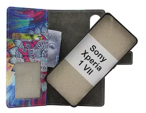CoverinSkimblocker Sony Xperia 1 VII Magnet Phone Wallet Design