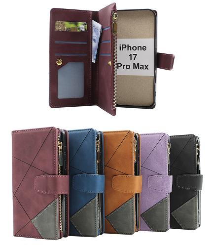 billigamobilskydd.seXL iPhone 17 Pro Max Luxury Wallet Case