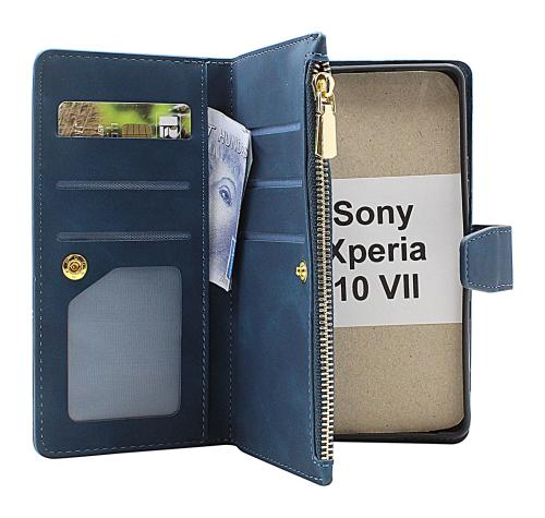 billigamobilskydd.seXL Sony Xperia 10 VII Luxury Wallet Case