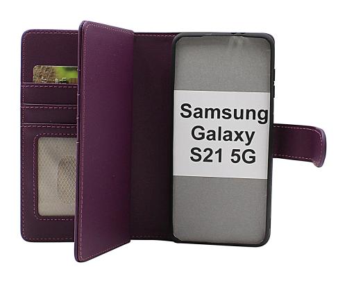 CoverinSkimblocker Samsung Galaxy S21 5G (G991B) XL Magnet Phone Wallet