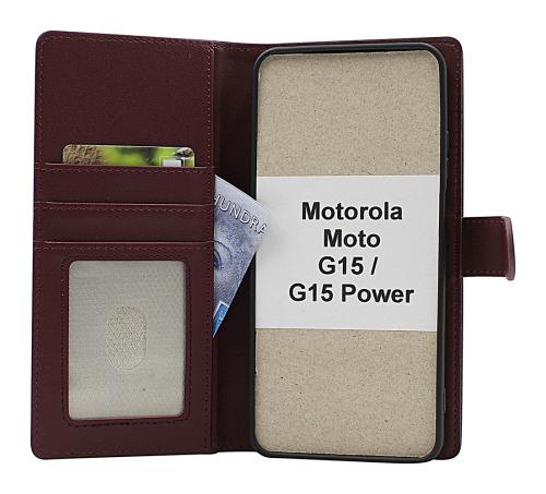 CoverinSkimblocker Motorola Moto G15 / G15 Power Magnet Phone Wallet