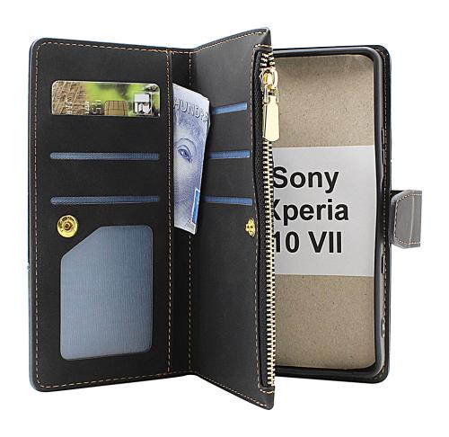 billigamobilskydd.seXL Sony Xperia 10 VII Luxury Wallet Case