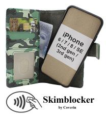 CoverinSkimblocker iPhone 6s/7/8/SE 2nd/3rd Gen Magnet Phone Wallet Design