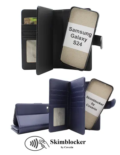 CoverinSkimblocker Samsung Galaxy S24 5G XL Magnet Phone Wallet