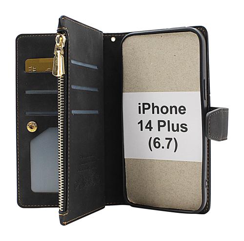 billigamobilskydd.seXL Standcase Luxury Wallet iPhone 14 Plus (6.7)