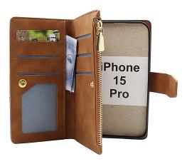 billigamobilskydd.seXL Standcase Luxury Wallet iPhone 15 Pro