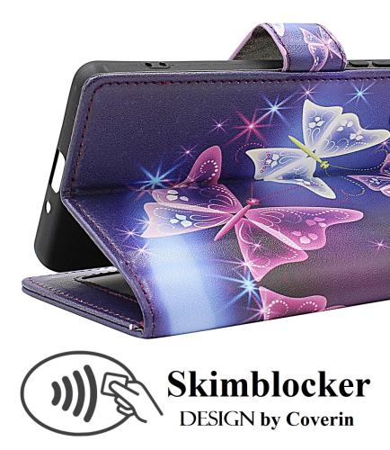 CoverinSkimblocker Samsung Galaxy S21 FE 5G Magnet Phone Wallet Design
