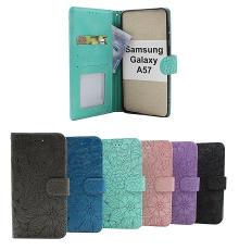 billigamobilskydd.seFlower Samsung Galaxy A57 5G Phone Wallet