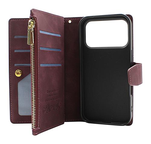 billigamobilskydd.seXL iPhone 17 Pro Luxury Wallet Case