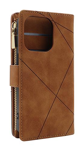billigamobilskydd.seXL Standcase Luxury Wallet iPhone 15 Pro