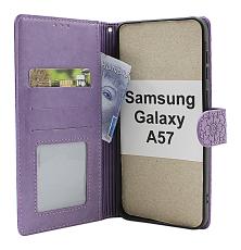 billigamobilskydd.seFlower Samsung Galaxy A57 5G Phone Wallet