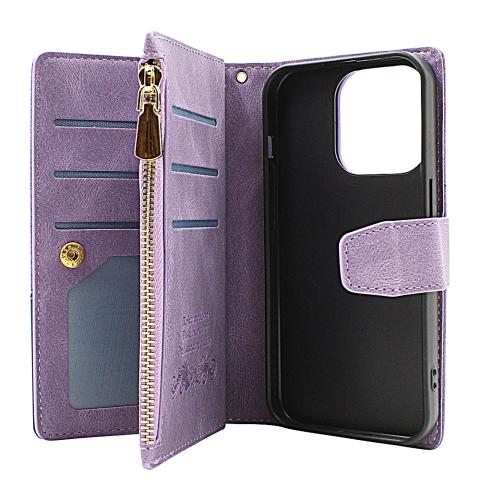 billigamobilskydd.seXL Standcase Luxury Wallet iPhone 15 Pro