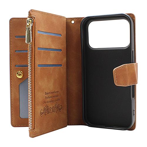 billigamobilskydd.seXL iPhone 17 Pro Luxury Wallet Case