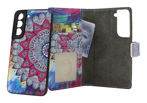 CoverinSkimblocker Samsung Galaxy S22 5G Magnet Phone Wallet Design