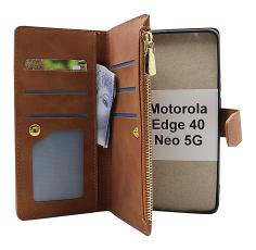 billigamobilskydd.seXL Standcase Luxury Wallet Motorola Edge 40 Neo 5G