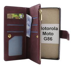 billigamobilskydd.seXL Motorola Moto G86 / G86 Power Luxury Wallet Case