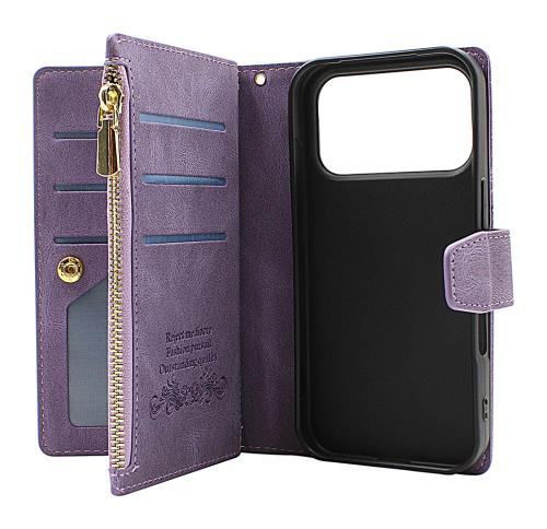 billigamobilskydd.seXL iPhone 17 Pro Luxury Wallet Case