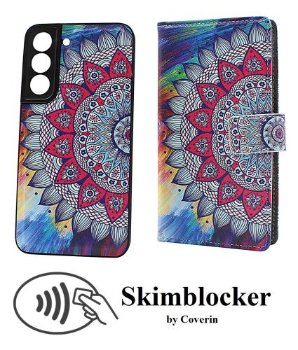 CoverinSkimblocker Samsung Galaxy S22 5G Magnet Phone Wallet Design