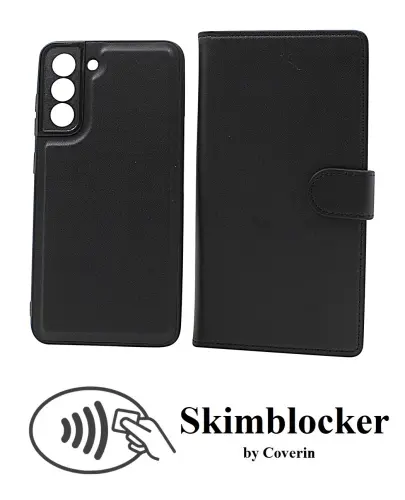 CoverinSkimblocker Samsung Galaxy S21 FE 5G Magnet Phone Wallet