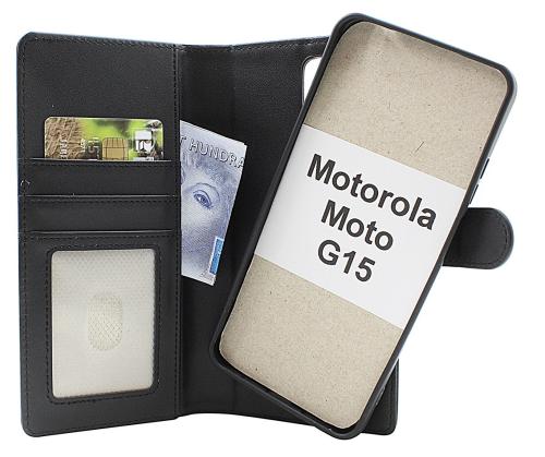 CoverinSkimblocker Motorola Moto G15 / G15 Power Magnet Phone Wallet