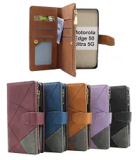 CoverinXL Standcase Luxury Wallet Motorola Edge 50 Ultra 5G