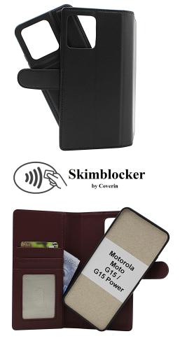 CoverinSkimblocker Motorola Moto G15 / G15 Power Magnet Phone Wallet