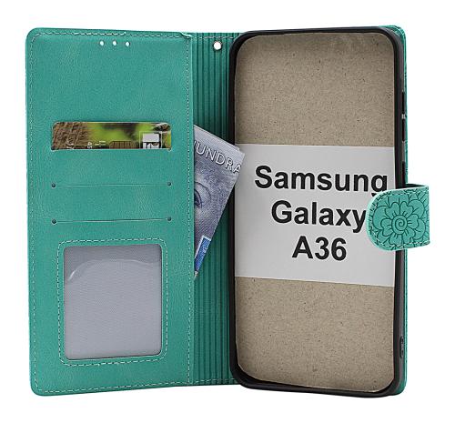 billigamobilskydd.seFlower Samsung Galaxy A36 Phone Wallet