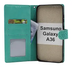 billigamobilskydd.seFlower Samsung Galaxy A36 Phone Wallet