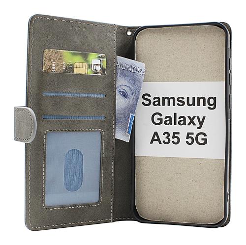 billigamobilskydd.seZipper Standcase Wallet Samsung Galaxy A35 5G
