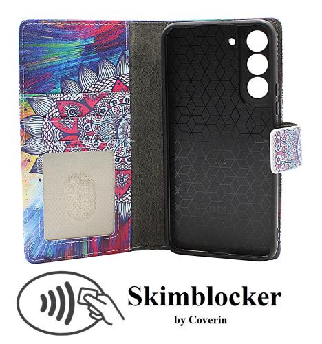 CoverinSkimblocker Samsung Galaxy S22 5G Magnet Phone Wallet Design