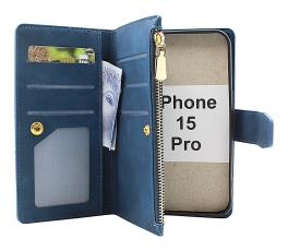 billigamobilskydd.seXL Standcase Luxury Wallet iPhone 15 Pro