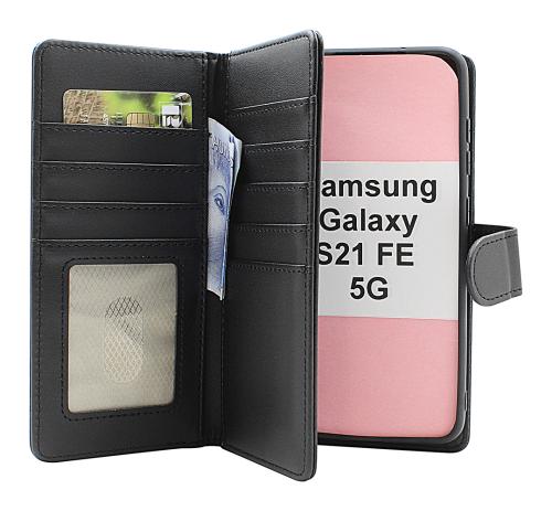 CoverinSkimblocker Samsung Galaxy S21 FE 5G XL Magnet Phone Wallet