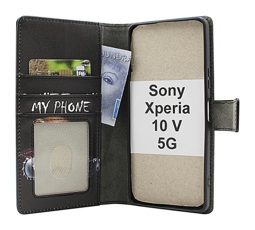 CoverinSkimblocker Sony Xperia 10 V 5G Phone Wallet Design