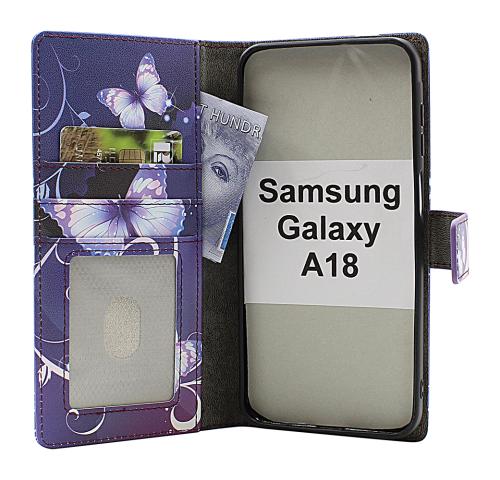 CoverinSkimblocker Samsung Galaxy A18 LTE Magnet Phone Wallet Design