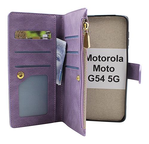 billigamobilskydd.seXL Standcase Luxury Wallet Motorola Moto G54 5G