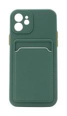 CoverinTPU Case with card pocket iPhone 12 (6.1)