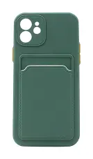CoverinTPU Case with card pocket iPhone 12 (6.1)