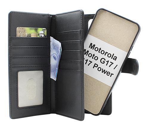 CoverinSkimblocker Motorola Moto G17 / G17 Power XL Magnet Phone Wallet