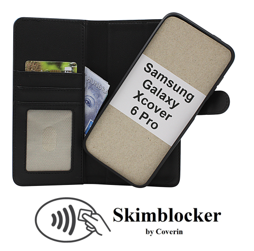 CoverinSkimblocker Samsung Galaxy XCover6 Pro 5G Magnet Phone Wallet