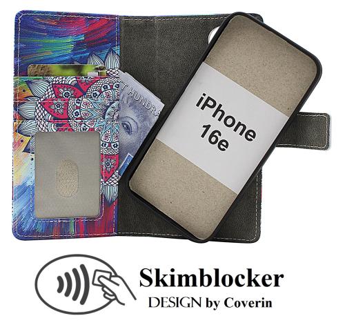 CoverinSkimblocker iPhone 16e Magnet Phone Wallet Design