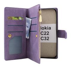billigamobilskydd.seXL Standcase Luxury Wallet Nokia C22 / C32