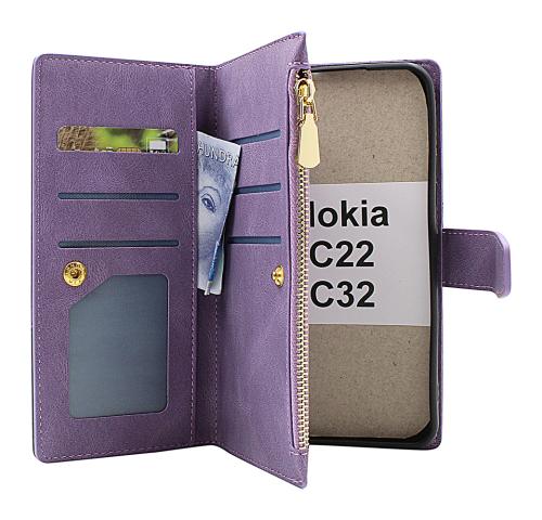 billigamobilskydd.seXL Standcase Luxury Wallet Nokia C22 / C32